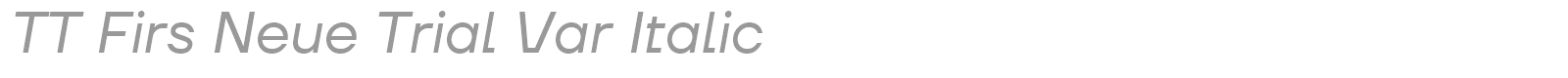 TT Firs Neue font preview